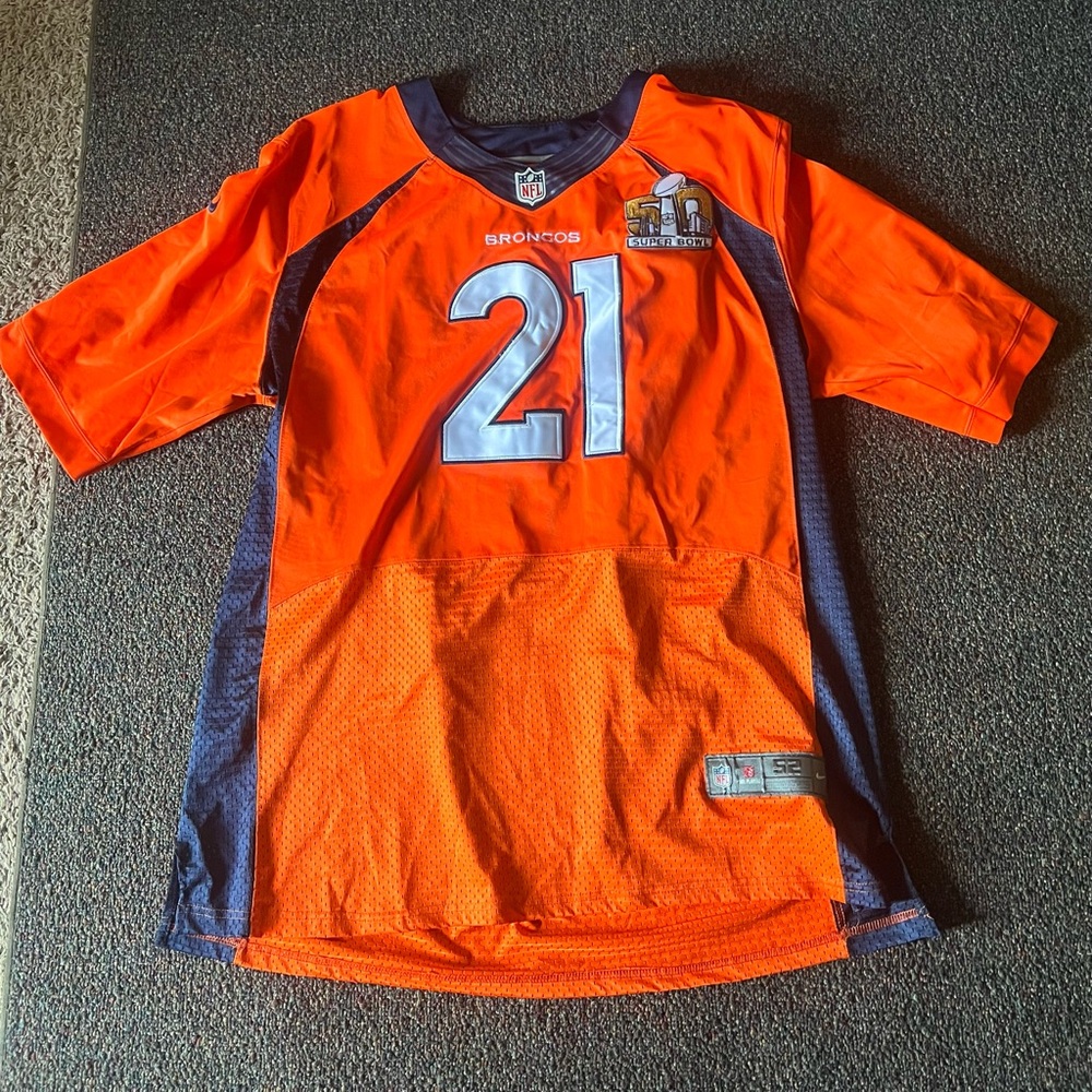 Denver Broncos Football Jersey Aqib Talib Size XXL Super Bowl 50